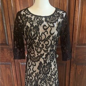 Elegant Black Lace Dress